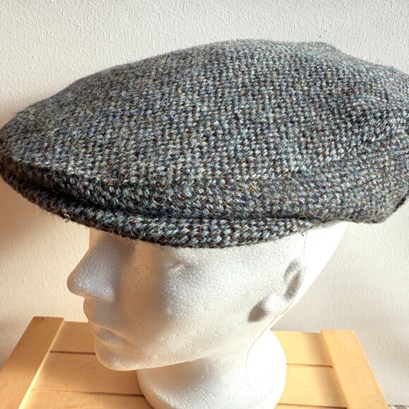 Harris Tweed Traditional Vintage Flat Cap - Picture 3 of 10